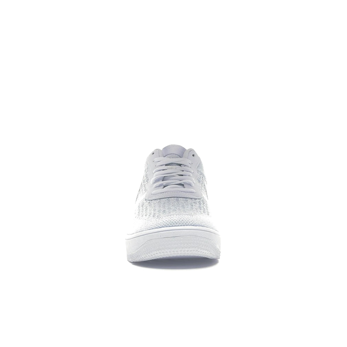 Nike Air Force 1 Flyknit 2 in white and Pure Platinum textile upper – image 2 of 4