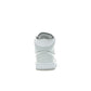 Jordan 1 Mid women's sneaker in Photon Dust leather with white and Atmosphere Grey – image 4 of 4