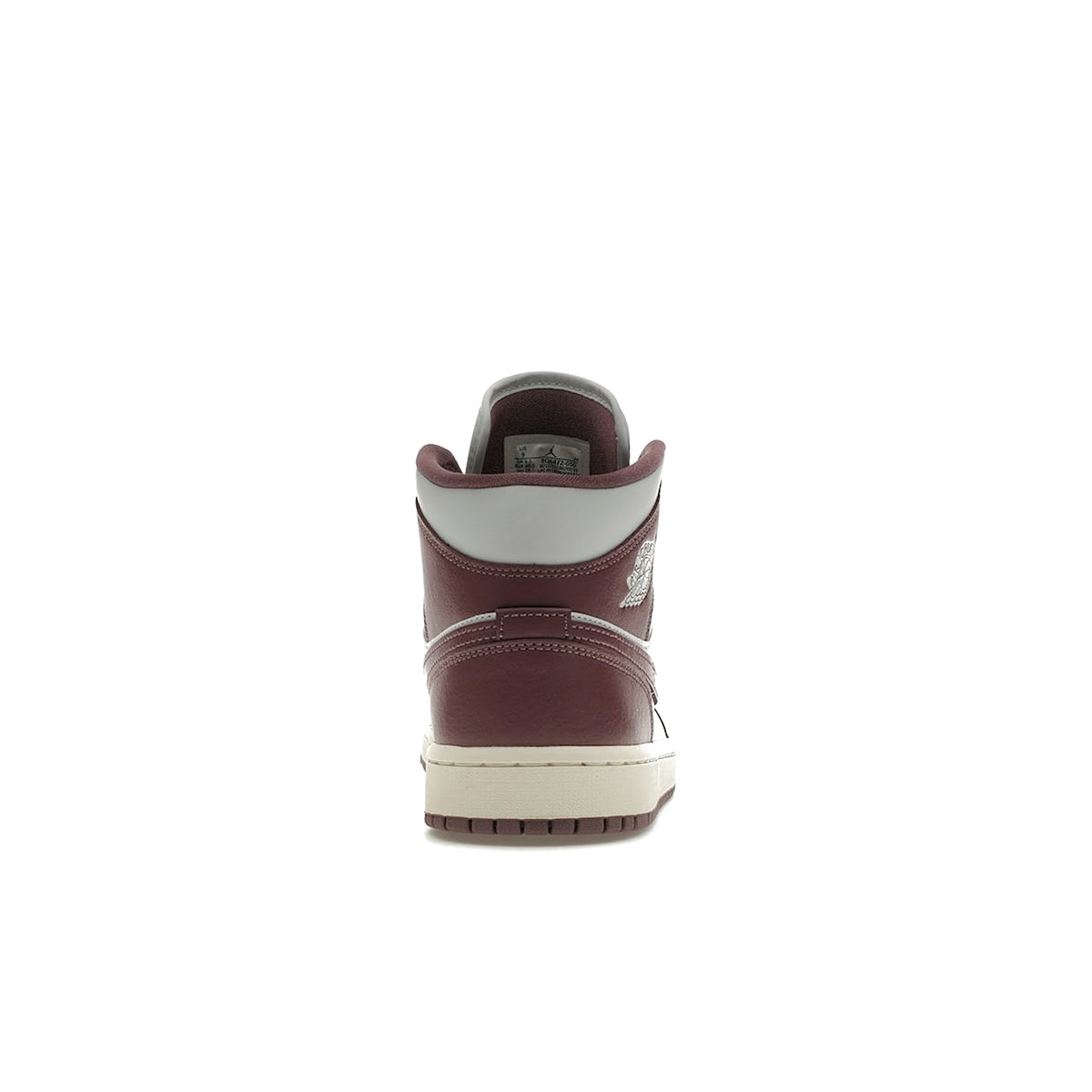 Jordan 1 Mid Sky J Mauve women's leather sneaker in Pure Platinum, Sky J Mauve and Sail – image 4 of 4