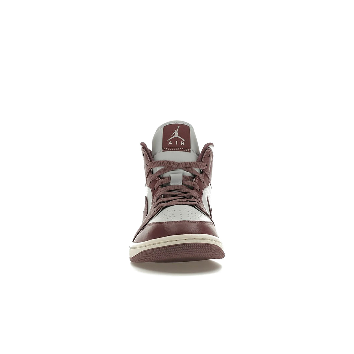 Jordan 1 Mid Sky J Mauve women's leather sneaker in Pure Platinum, Sky J Mauve and Sail – image 2 of 4