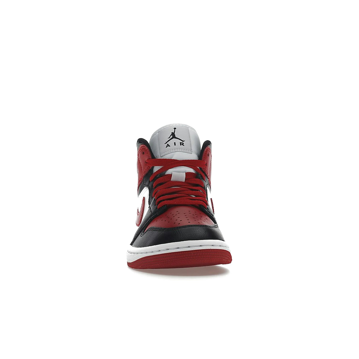 Jordan 1 Mid Alternate Bred Toe women's leather white, red, black – image 2 of 4