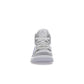 Jordan 1 Mid Wolf Grey Aluminum for women, white and aluminum-grey leather – image 2 of 4