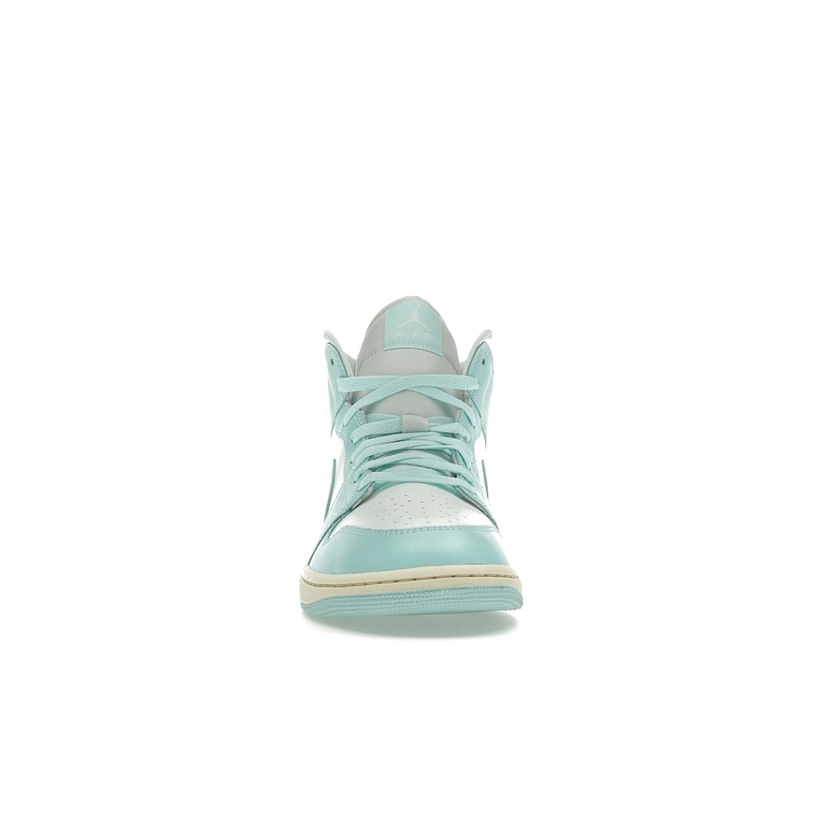 Jordan 1 Mid Light Dew women’s sneaker in sail, muslin and light dew leather – image 2 of 4