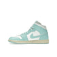 Jordan 1 Mid Light Dew women’s sneaker in sail, muslin and light dew leather – image 3 of 4