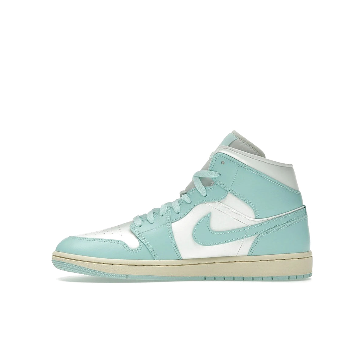 Jordan 1 Mid Light Dew women’s sneaker in sail, muslin and light dew leather – image 3 of 4