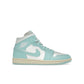 Jordan 1 Mid Light Dew women’s sneaker in sail, muslin and light dew leather