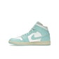 Jordan 1 Mid Light Dew women’s leather and suede Sail/Muslin/Light Dew – image 3 of 4