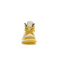 Jordan 1 Mid Vivid Sulfur women's sneaker in white, vivid sulfur and black leather – image 2 of 4