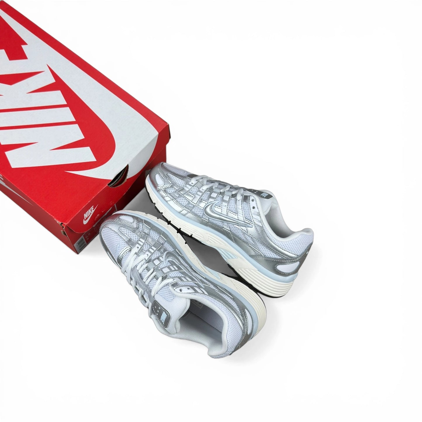 Nike P-6000 White Blue Tint Sail Metallic Silver (Women’s) BV1021-106 – EU 37.5, brand new with original box