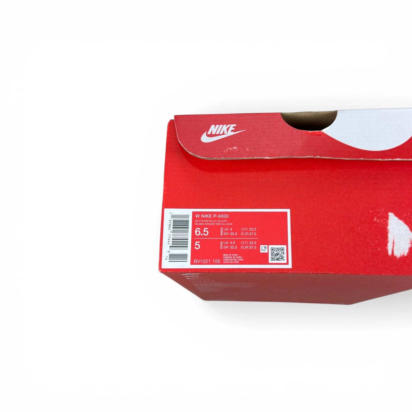 Nike P-6000 White Blue Tint Sail Metallic Silver (Women’s) BV1021-106 – EU 37.5, brand new with original box