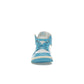 Jordan 1 Mid women’s sneaker in dark powder blue, white, sail and neutral grey leather – image 2 of 4
