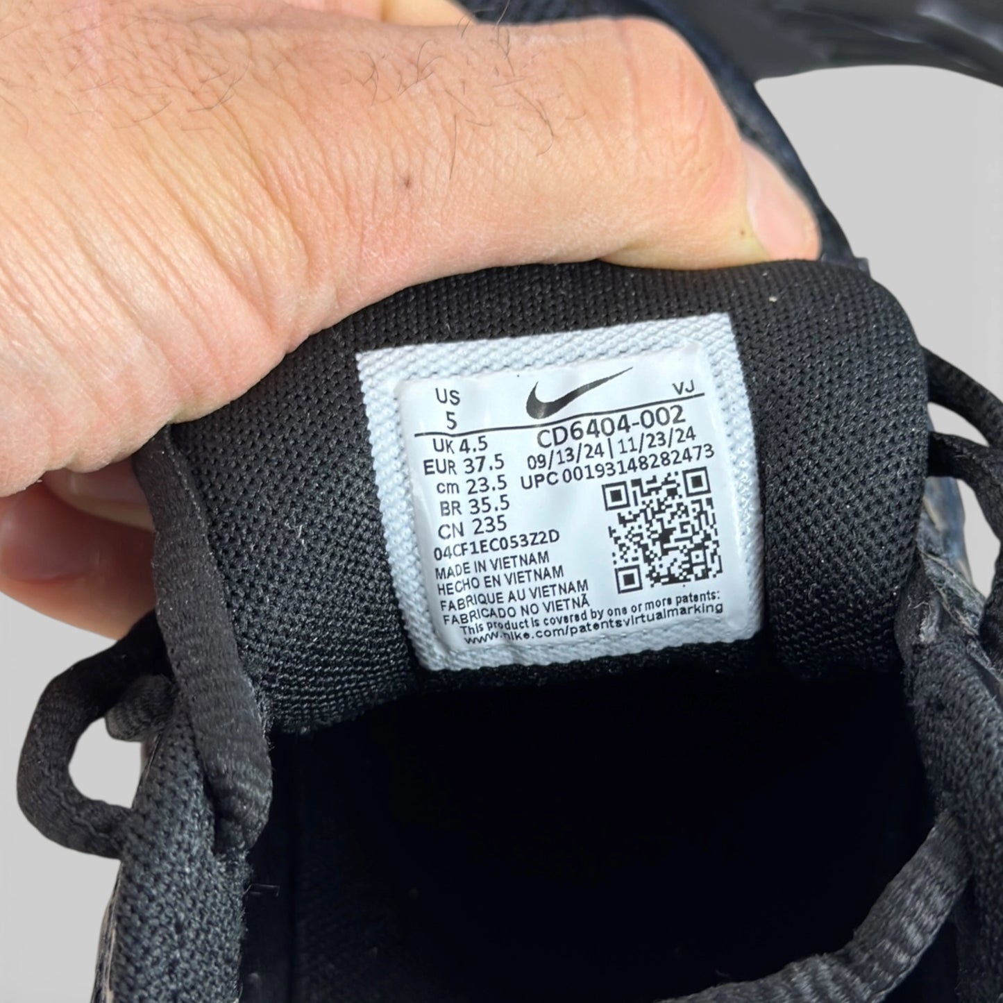Nike P-6000 Black CD6404-002 – EU 37.5, brand new with original box