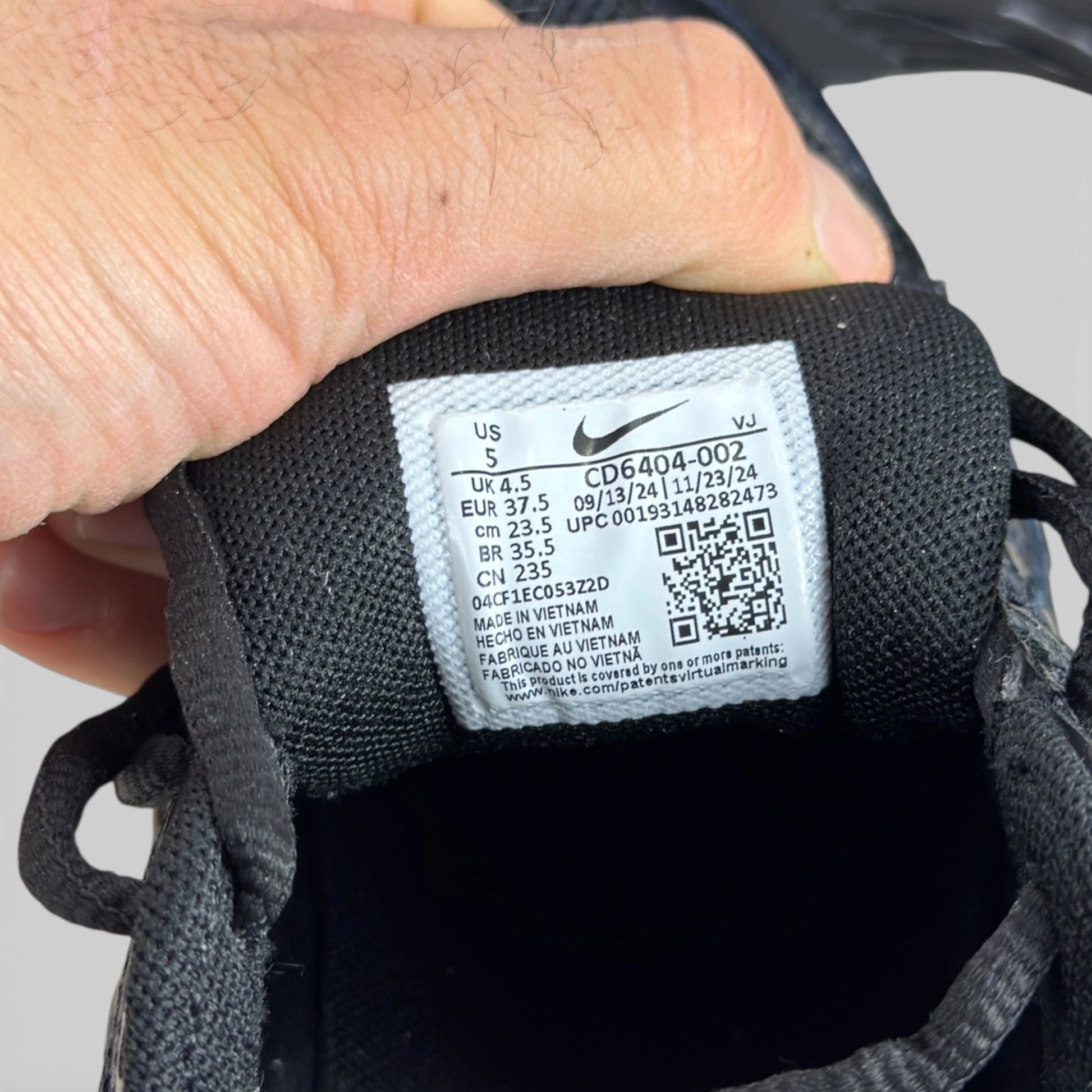 Nike P-6000 Black CD6404-002 – EU 37.5, brand new with original box