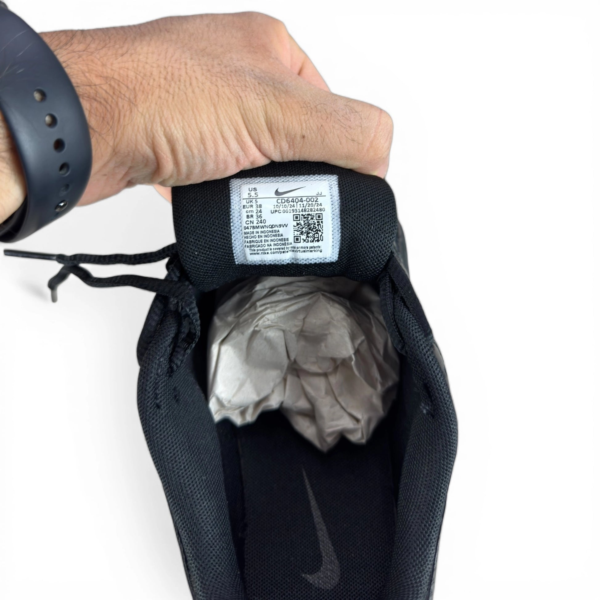 Nike P-6000 Black CD6404-002 – EU 38, brand new with original box