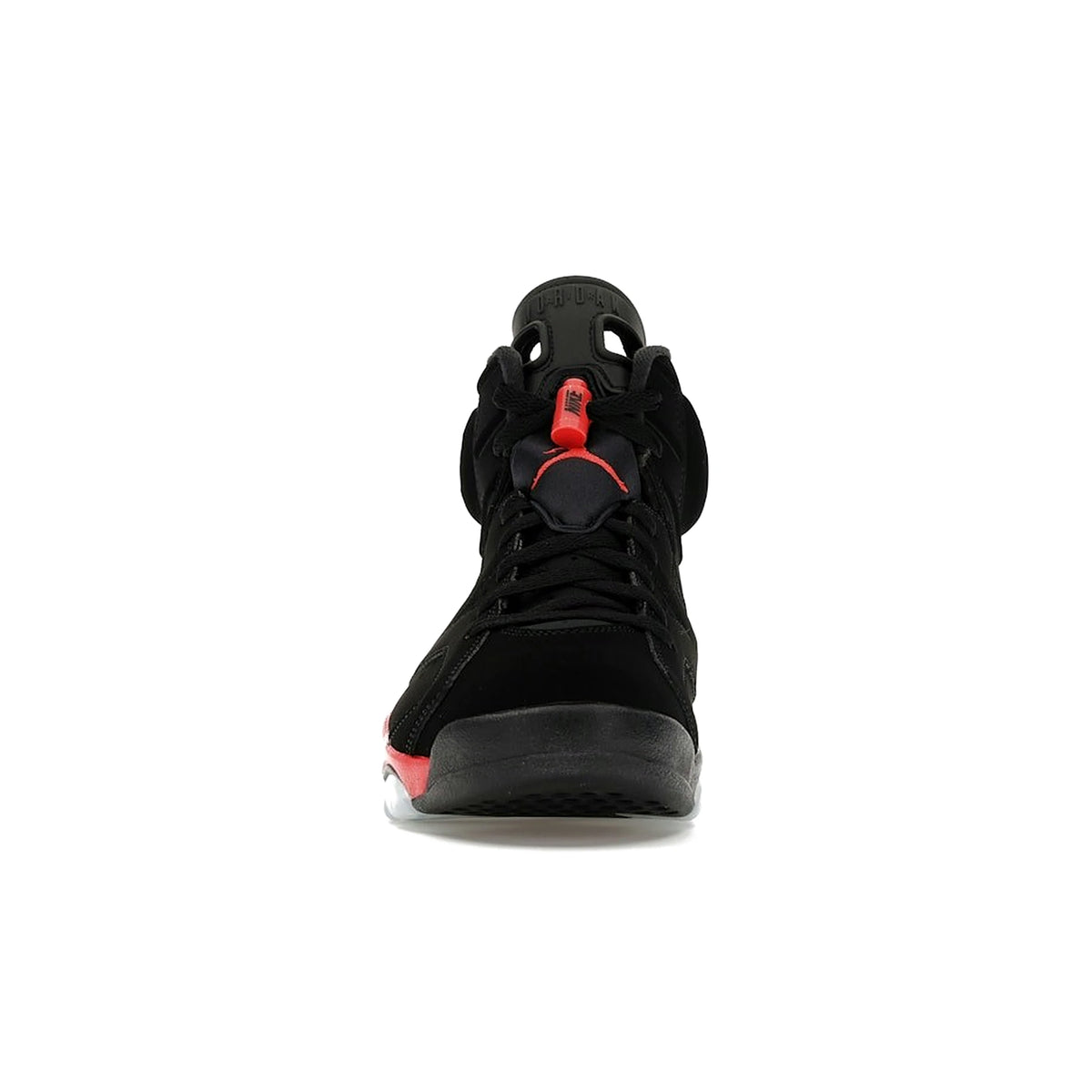 Jordan 6 Retro Infrared Salesman in black leather with infrared accents – image 2 of 4