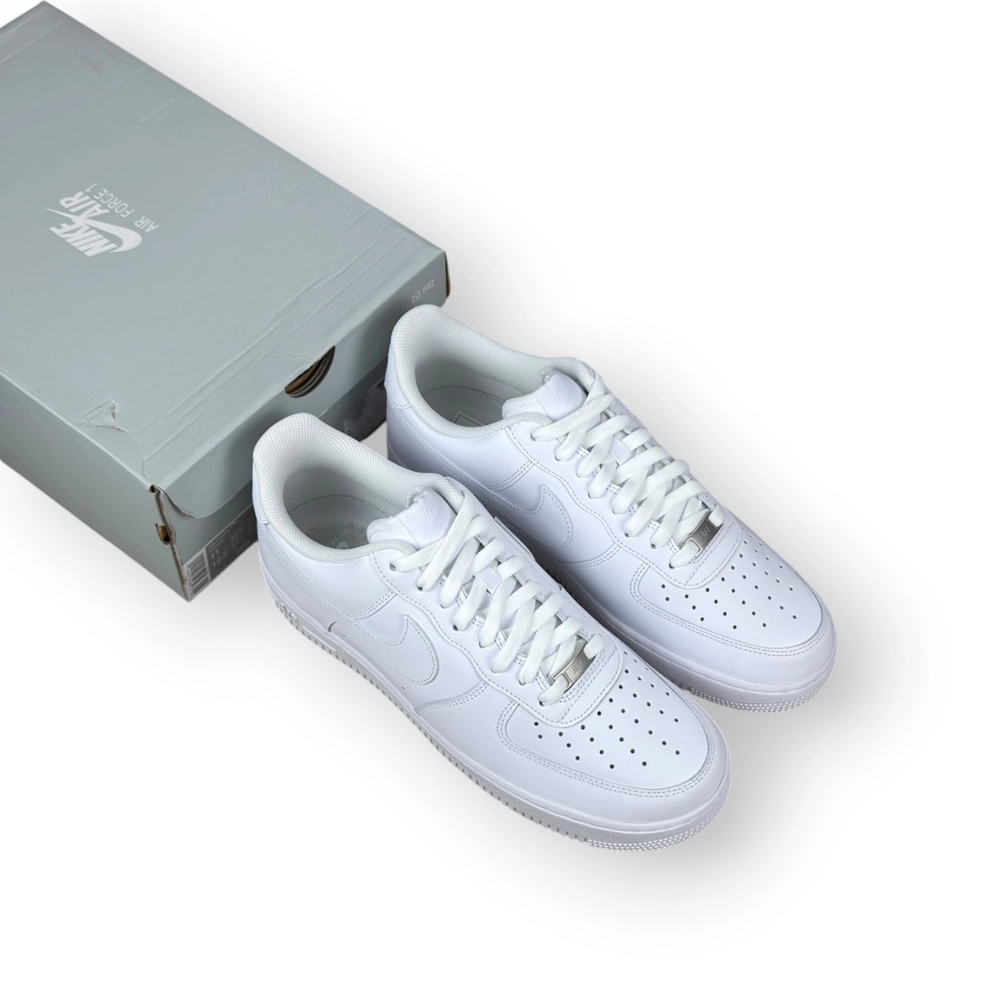 Nike Air Force 1 Low ’07 White CW2288-111 – EU 45, brand new with original box