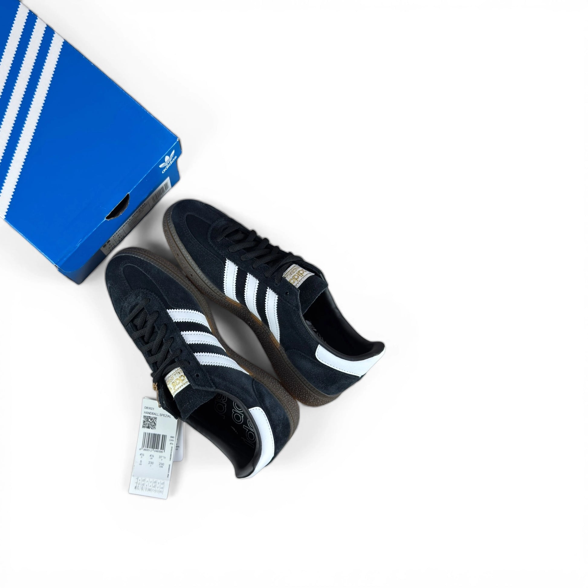 adidas Handball Spezial Black Gum – size EU 37 1/3, brand new with original box