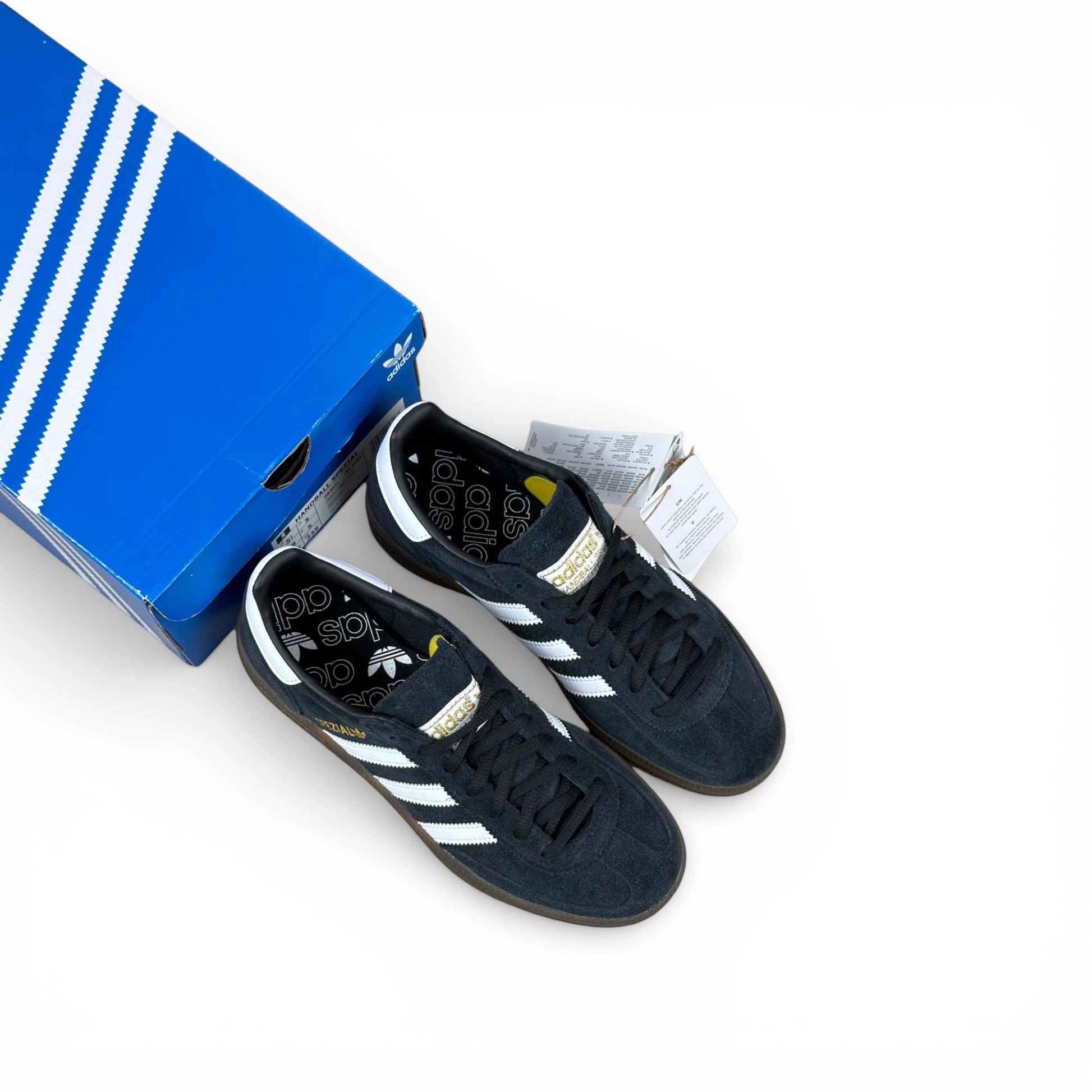 adidas Handball Spezial Black Gum – size EU 38, brand new with original box