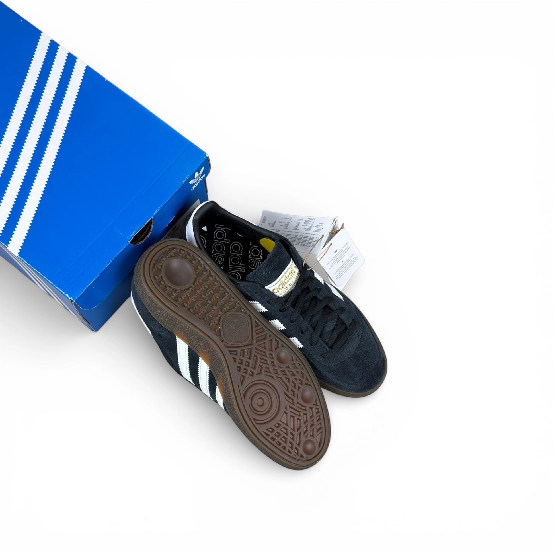 adidas Handball Spezial Black Gum – size EU 38, brand new with original box