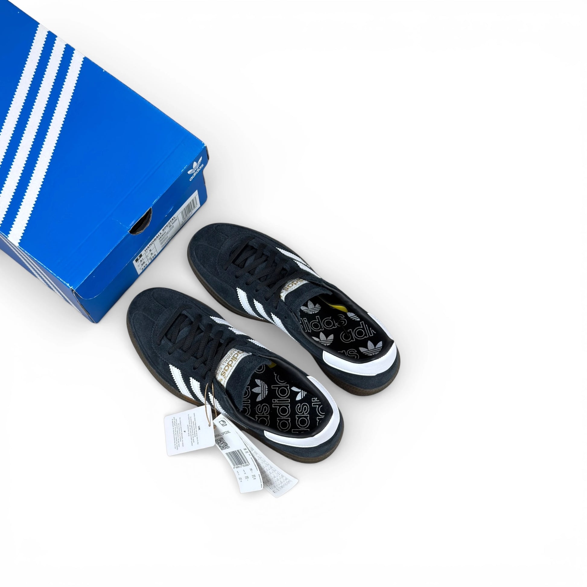 adidas Handball Spezial Black Gum – size EU 38, brand new with original box