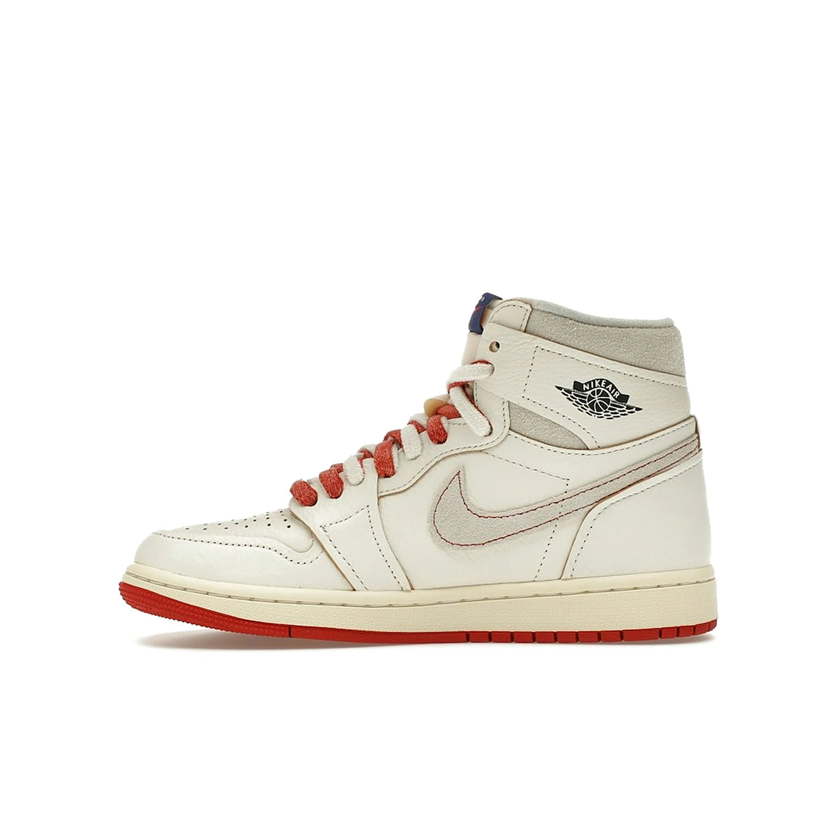 Jordan 1 Retro High Women's in Sail, Cinnabar and Light Bone leather – image 3 of 4