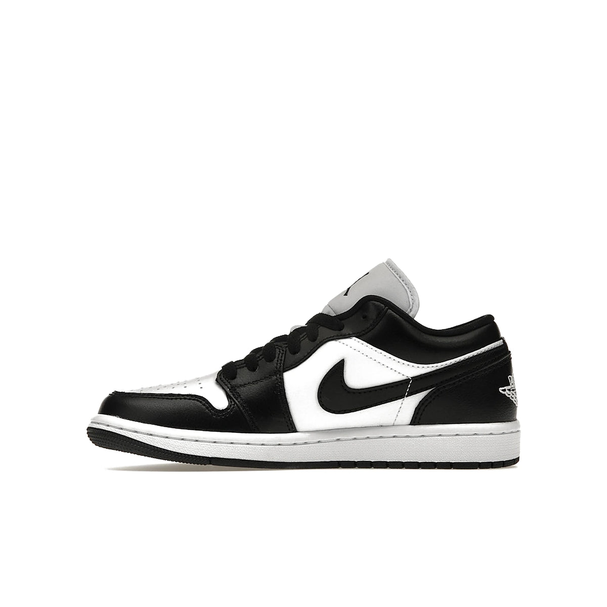 Nike Jordan 1 Low Panda women's shoe in white and black leather – image 3 of 4