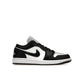 Nike Jordan 1 Low Panda women's shoe in white and black leather