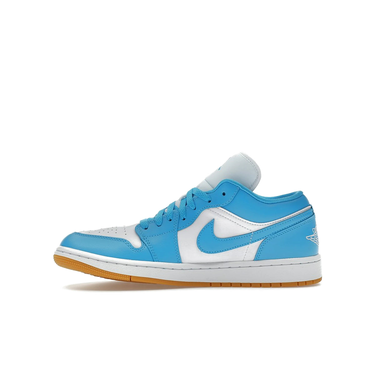 Jordan 1 Low White Gum Light Brown Dark Powder Blue (Women's)