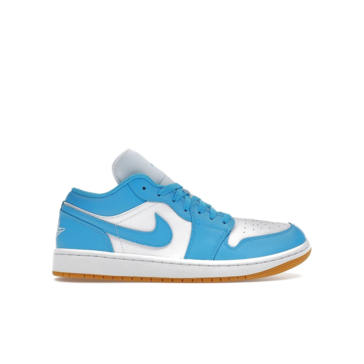 Jordan 1 Low White Gum Light Brown Dark Powder Blue (Women's)