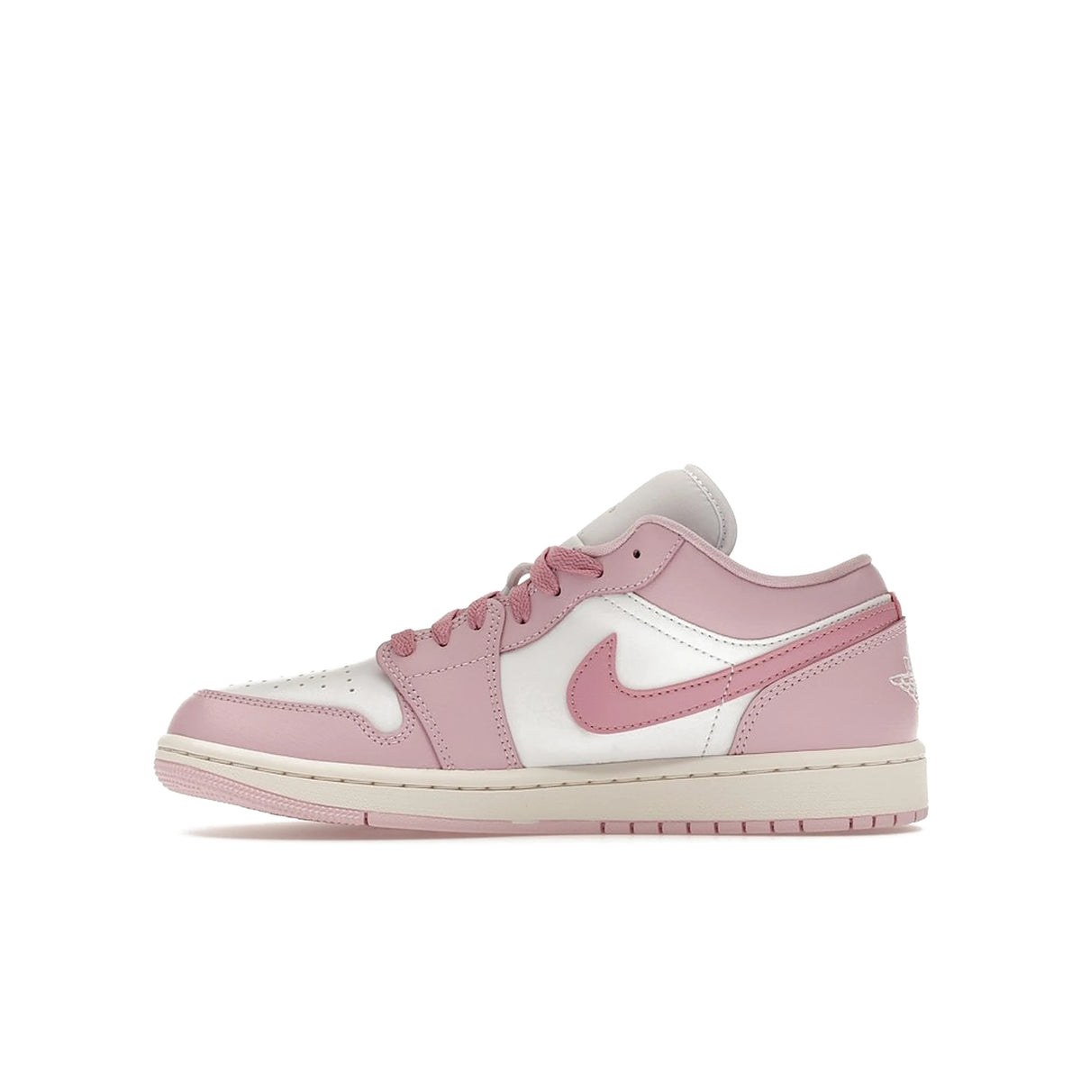 Jordan 1 Low Iced Carmine White: leather, Iced Carmine/Elemental Pink/Sail/White – image 3 of 4