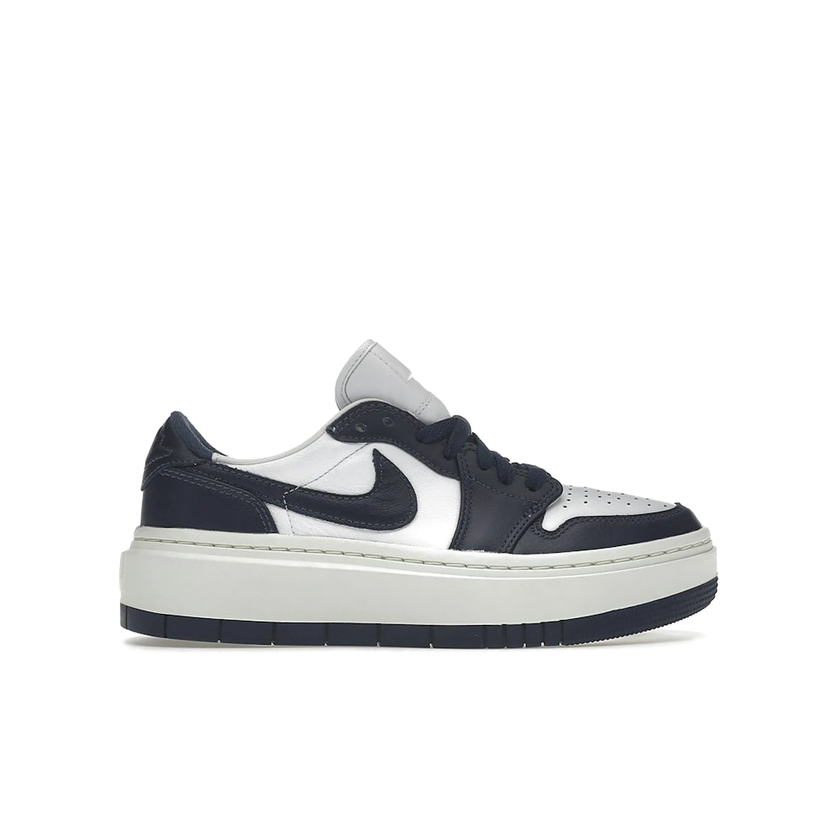 Jordan 1 Elevate Low women's in midnight navy with white accents