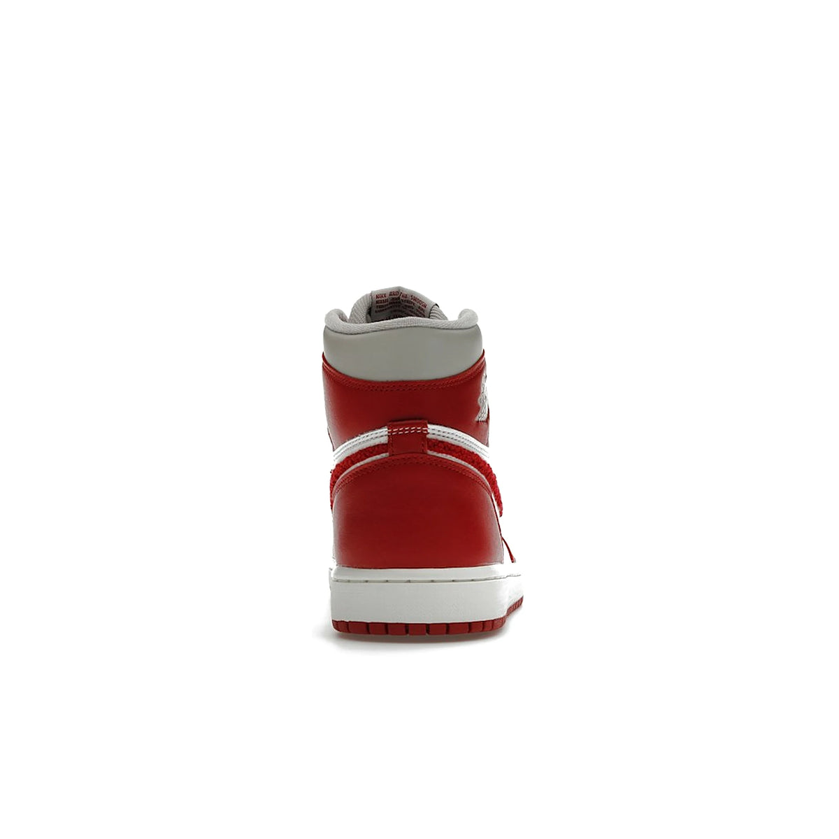 Jordan 1 Retro High OG Varsity Red women's leather shoe in Light Iron Ore/Varsity Red-Sail – image 4 of 4