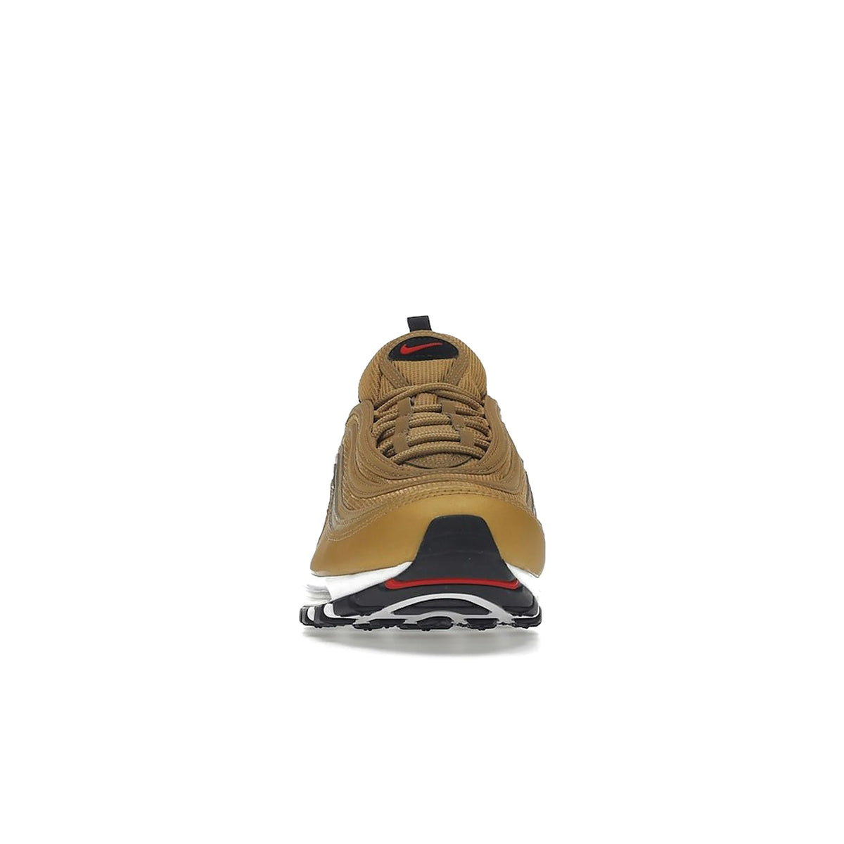 Nike Air Max 97 OG Golden Bullet, metallic gold, varsity red/white/black leather. – image 2 of 4