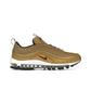 Nike Air Max 97 OG Golden Bullet, metallic gold, varsity red/white/black leather.