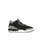 Jordan 3 Retro Green Glow kids sneaker in black, green glow, wolf grey and white leather