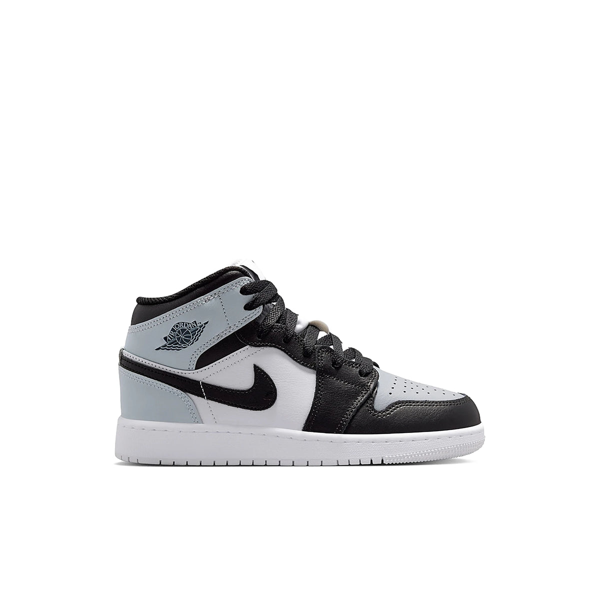 Jordan 1 Mid Black Aura Squadron Blue (GS)