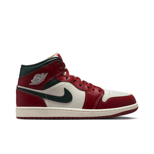 Jordan 1 Mid Redstone Midnight Green