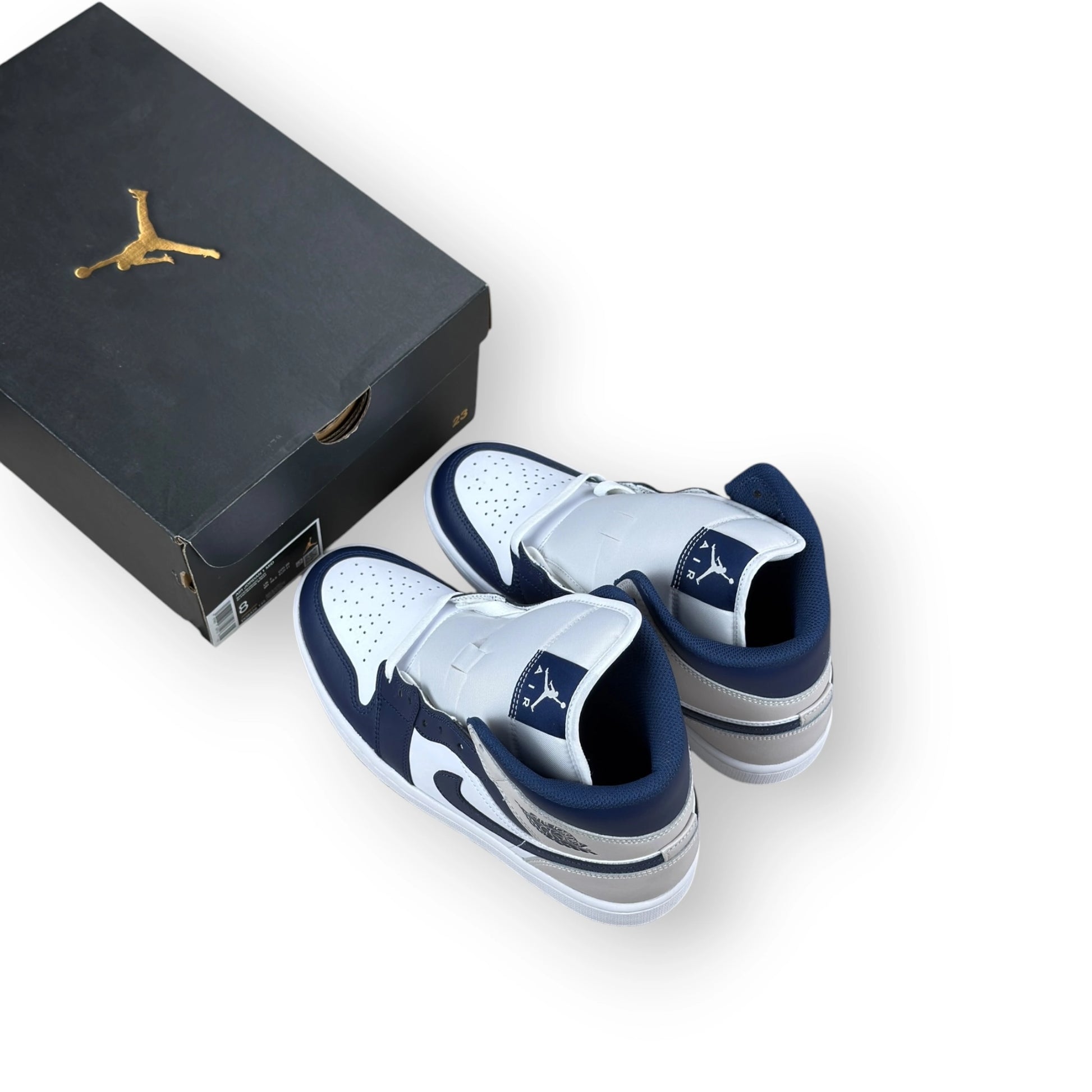 Air Jordan 1 Mid Neutral Grey Midnight Navy DQ8426-146 – EU 41, brand new with original box