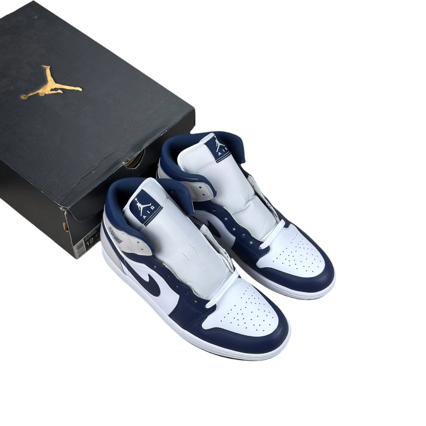 Air Jordan 1 Mid Neutral Grey Midnight Navy DQ8426-146 – EU 46, brand new with original box