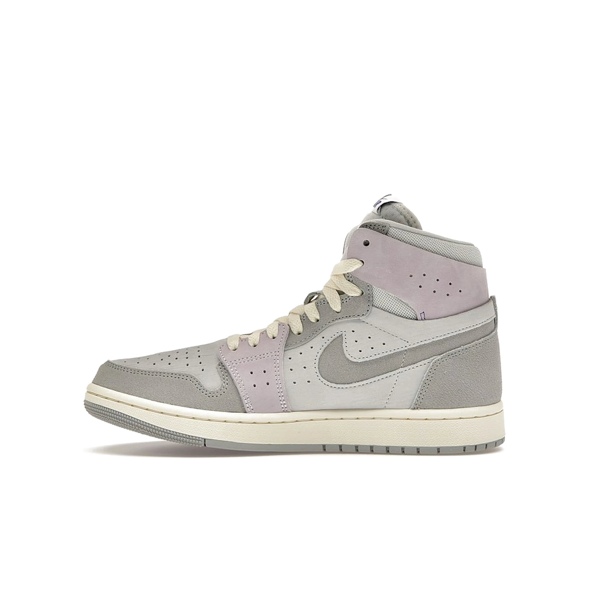 Jordan 1 High Zoom Air CMFT 2 women's leather shoes in Photon Dust, Barely Grape, Lapis, Light Smoke Grey – image 3 of 4