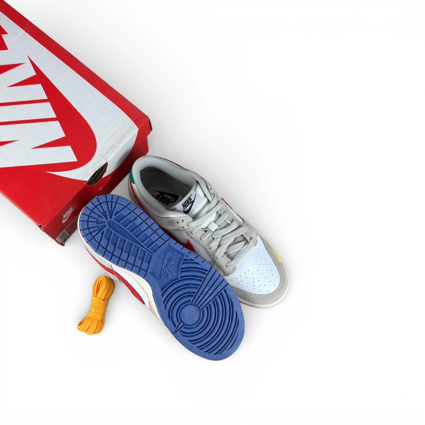 Nike Dunk Low Light Iron Ore Red Blue DV3497-001 – EU 42.5, brand new with original box