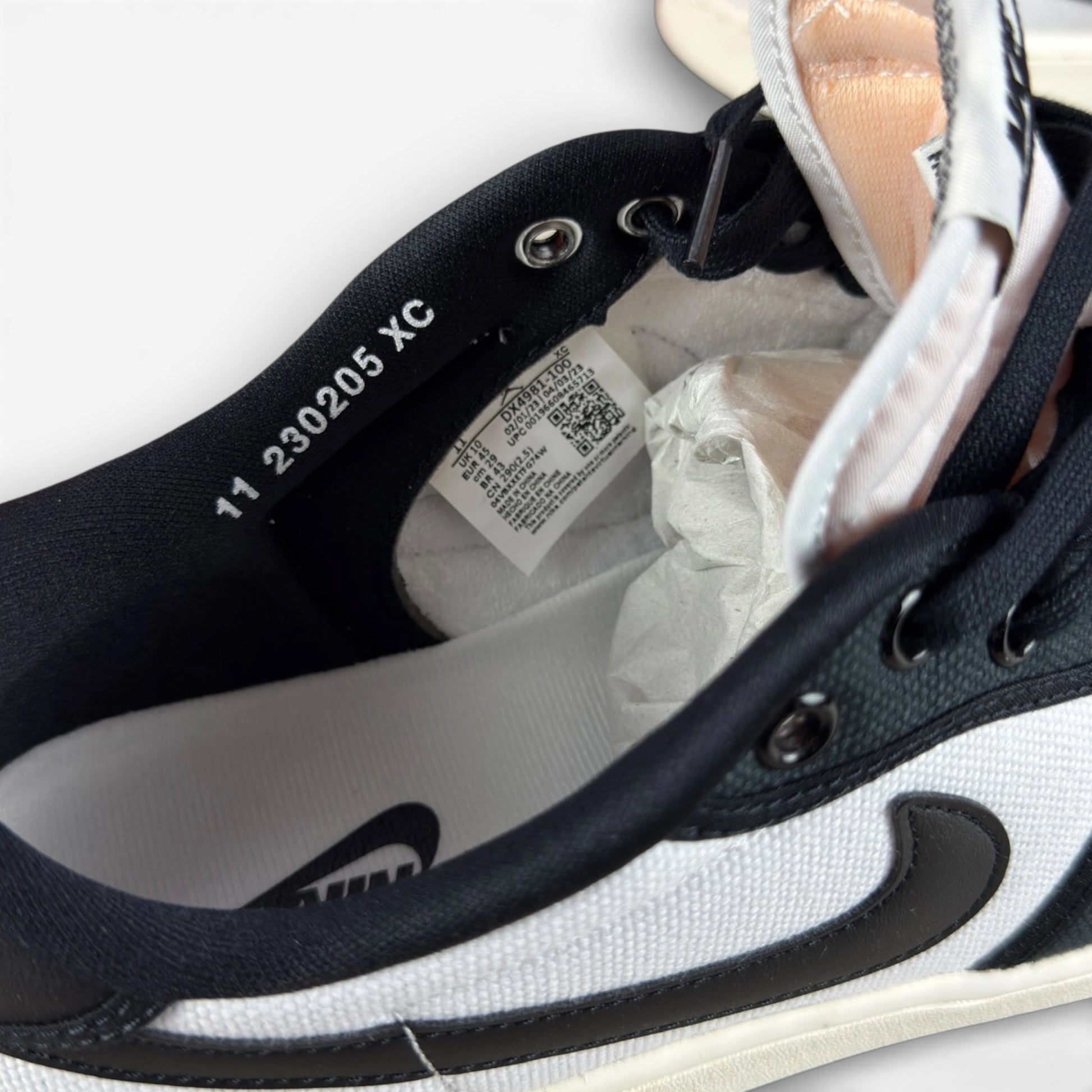 Jordan 1 Retro AJKO Low Black White DX4981-100 – EU 45, brand new with original box