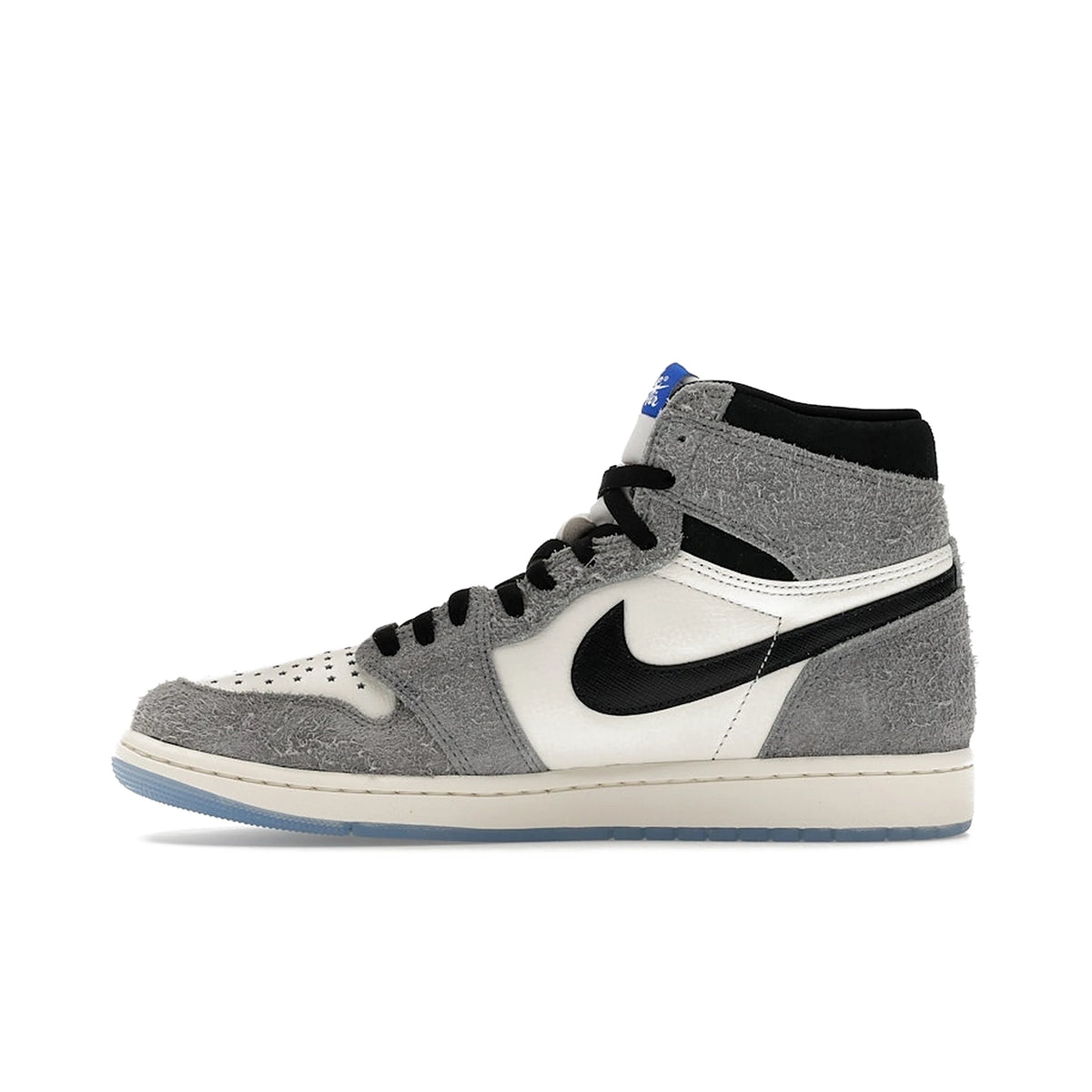 Jordan 1 Retro High OG All-Star Cool Grey men leather shoes in washed black and sail/lt smoke grey – image 3 of 4