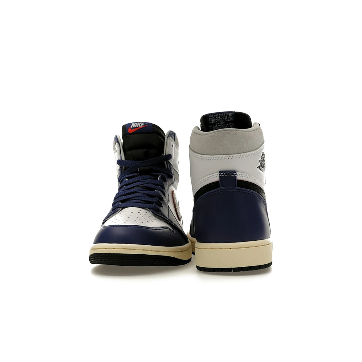 Jordan 1 Retro High OG in white, black, grey, blue, leather – image 4 of 4
