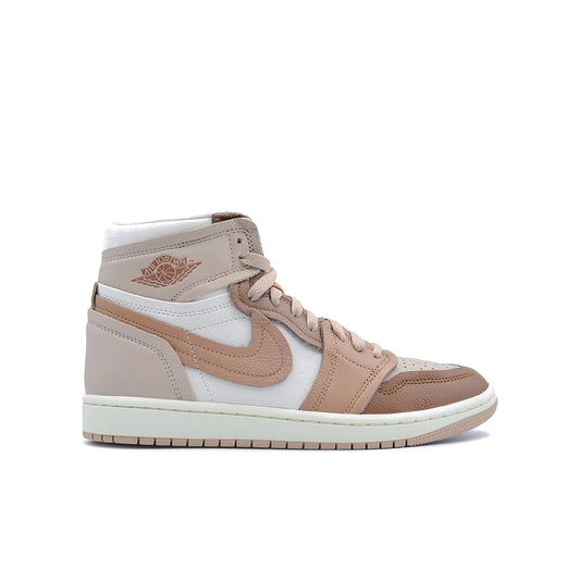 Jordan 1 High Method of Make Legend Medium Brown women’s sneaker in brown leather and velvet