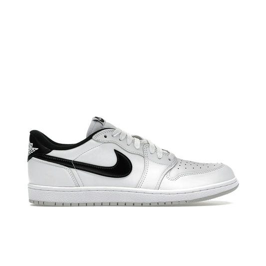 Jordan 1 Retro Low '85 Metallic Black, men’s sneakers, black with metallic accents, leather upper.