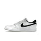 Jordan 1 Retro Low '85 Metallic Black, men’s sneakers, black with metallic accents, leather upper. – image 3 of 4