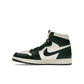 Jordan 1 Retro High Fir Pro Green women's leather sneaker in pale ivory, pro green, fir, coconut milk – image 3 of 4