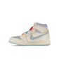Jordan 1 Retro High OG Pale Ivory with Psychic Blue and Coconut Milk leather – image 3 of 4