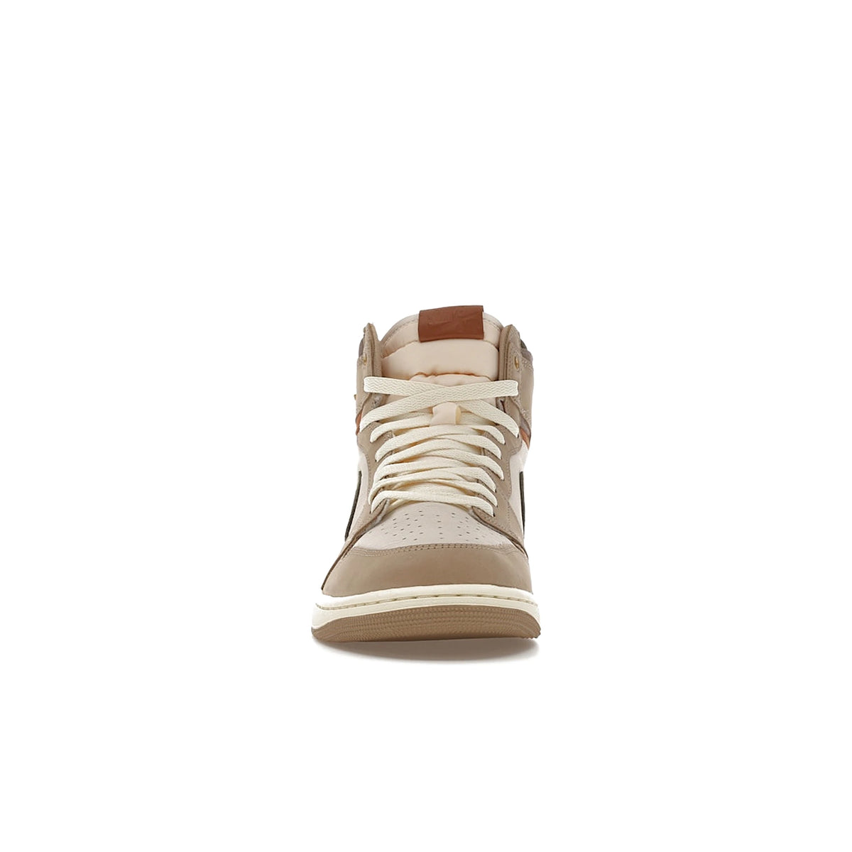 Jordan 1 Retro High OG Khaki women's leather sneakers in khaki, multi‑color, sail, cargo khaki, coconut milk – image 2 of 4